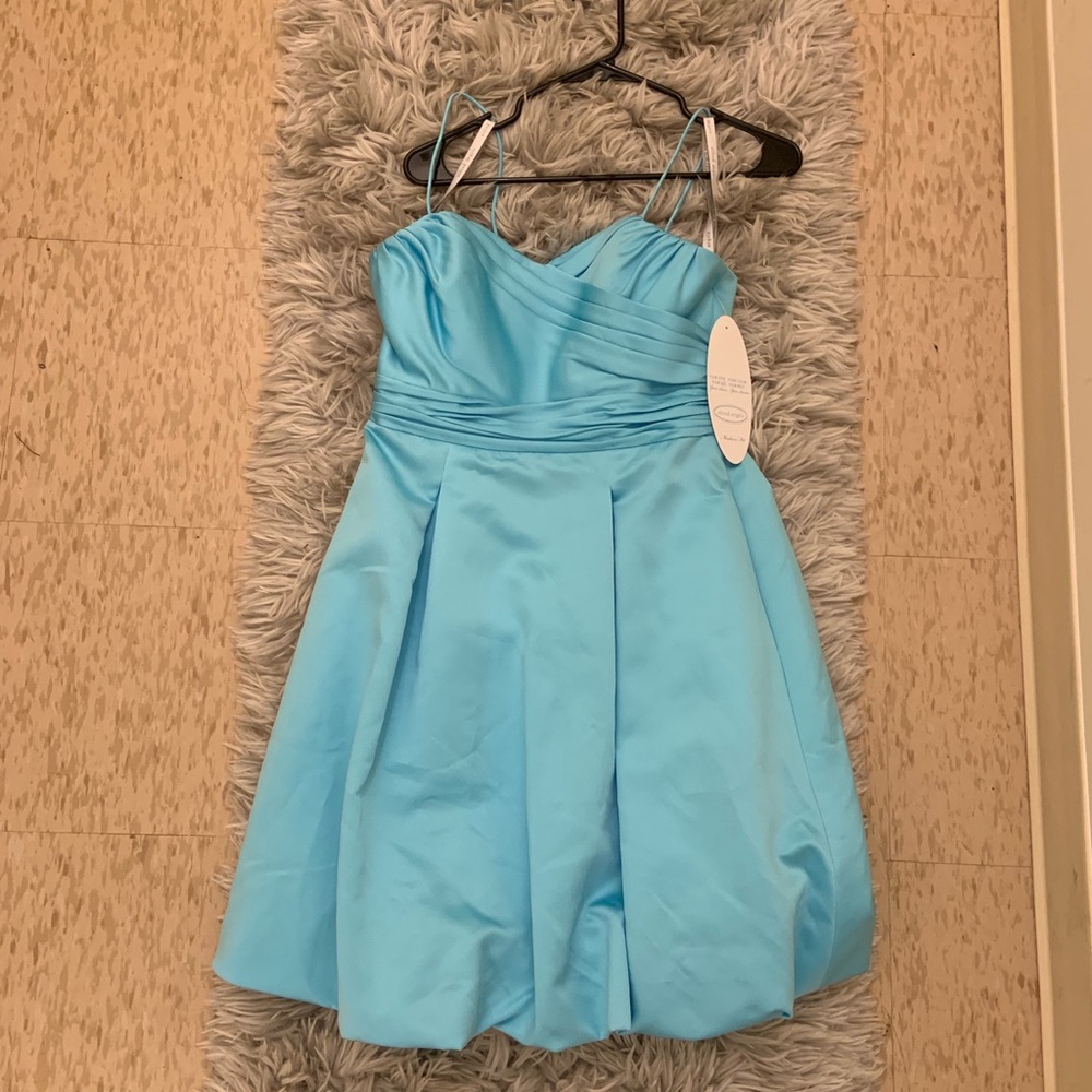 Tiffany blue formal dress
